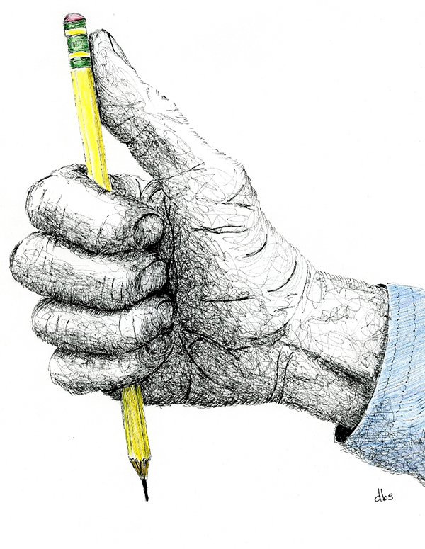 A Pencil in the Hand #1 by David Such